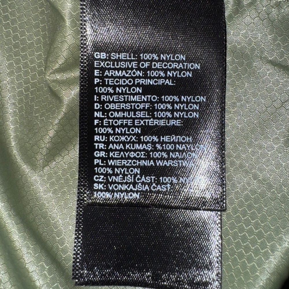 The‎ North Face WindWall Jacket Sage Green Hooded Windbreaker NF0A2VCZ Sz Small - Picture 5 of 16